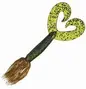 Chompers Skirted Grub Double Tail 5" - 10 pack...