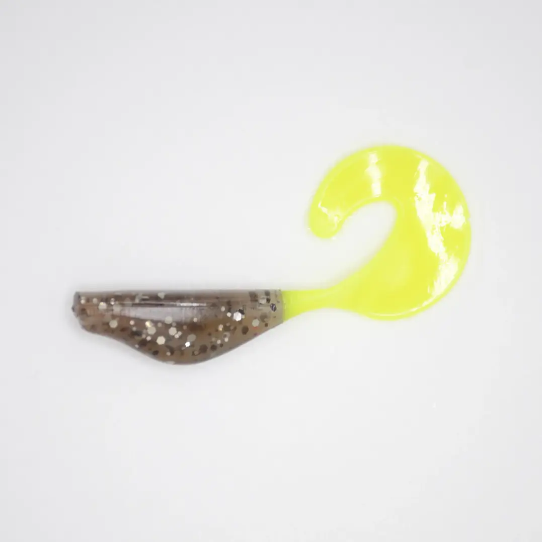 Crappie Slammers 10ct Grub Shad - Silver...