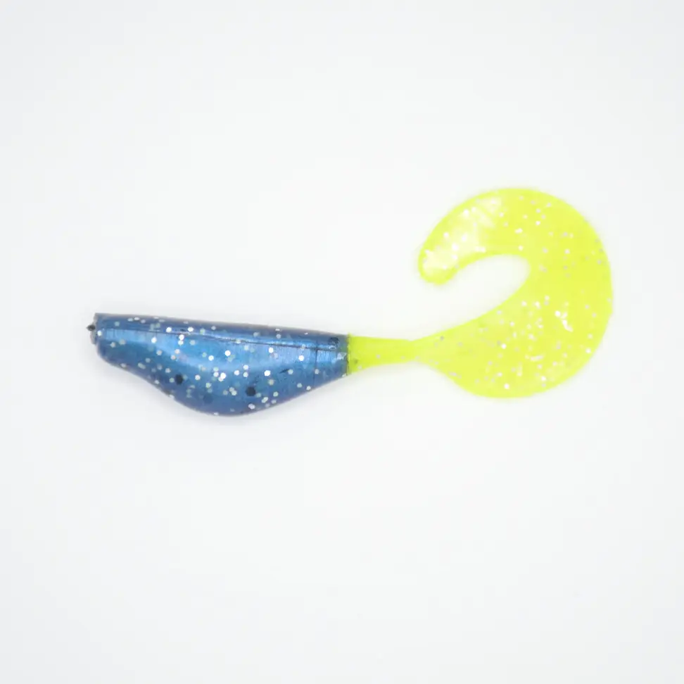 Crappie Slammers 10ct Grub Shad - Midnight...