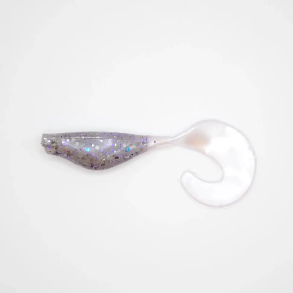 Crappie Slammers 10ct Grub Shad - The Natural