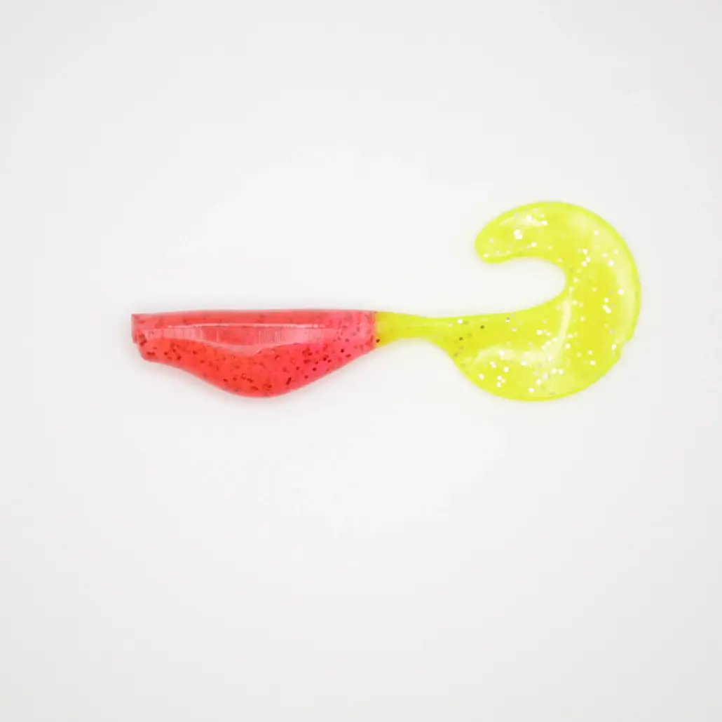Crappie Slammers 10ct Grub Shad - Red...