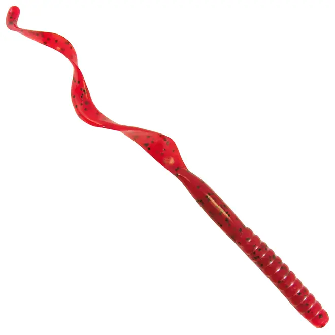 Culprit 10" Worm 10pk - Texas Red Black Pepper