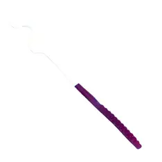 Culprit 7.5" Worm 13pk - Grape White Tail