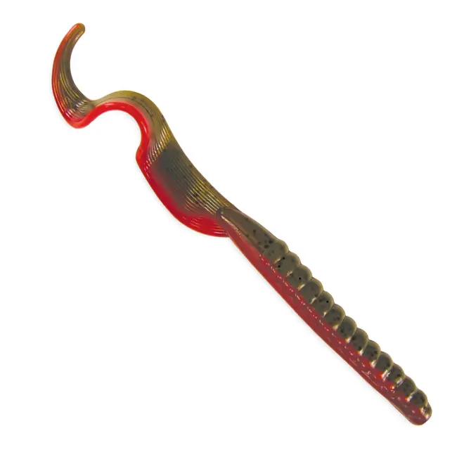 Culprit 7" Fat Max 10Pk - Green Pumpkin Tx Red