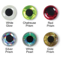 Do-It Molds 3D Stick-On Eye 6MM - Chartreuse...