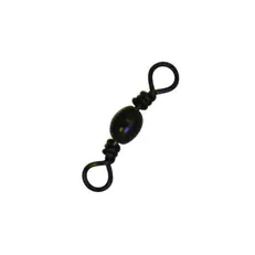 Eagle Claw Black Barrel Swivel sz3 12pk