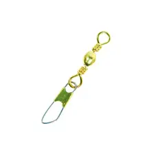 Eagle Claw Brass Snap Swivel 12pk sz3