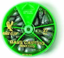 Eagle Claw Bass Cast Dial Pack 27pc Assorted Sizes