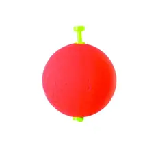 Eagle Claw Foam Round Float Unweighted 3" Red...
