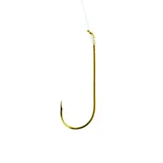 Eagle Claw Snelled Aberdeen Gold sz2 6pk