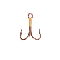 Bulk Eagle Claw 2X Treble Bronze sz1/0 1000pk