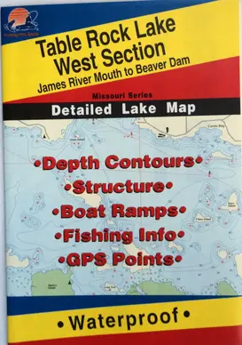 Fishing Hot Spots Maps Table Rock Lake...