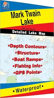 Fishing Hot Spots Maps Mark Twain Lake
