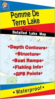 Fishing Hot Spots Maps Pomme De Terre Lake