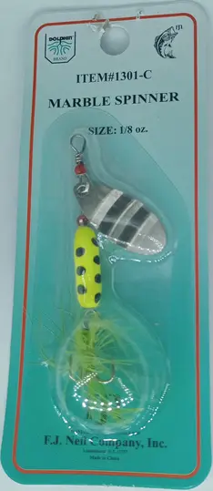 Dolphin Import Abu Spinner 1/8oz - Chartreuse