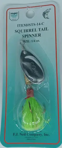 Dolphin Import Squirrel Tail Spinner 1/4oz -...