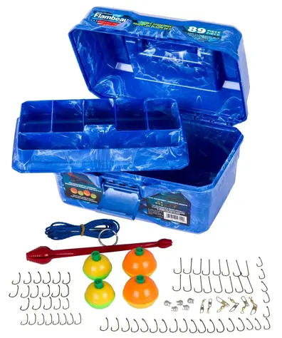 Flambeau Kid's Big Mouth Tackle Box w/ 88pc...