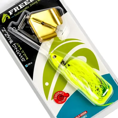 Freedom Swingbuzz Buzzbait 7/16oz - Gold Blade...