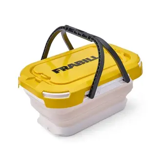 Frabill 6 Qt Collapsible Bait Bucket w Aerator