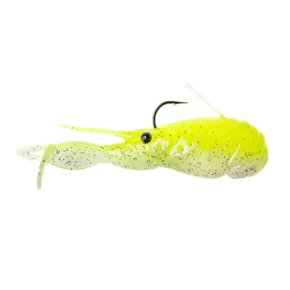 Googan Baits Scuddle Bug 4" Chartreuse Pearl...