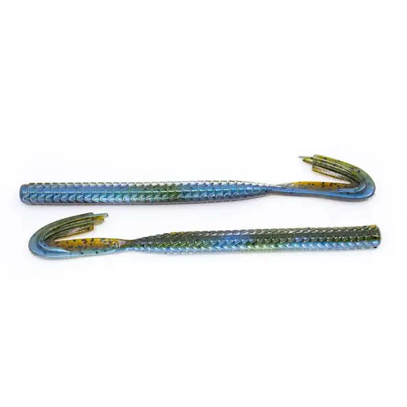 Googan Baits 7.25" Blazin Worm XL Blue Baby