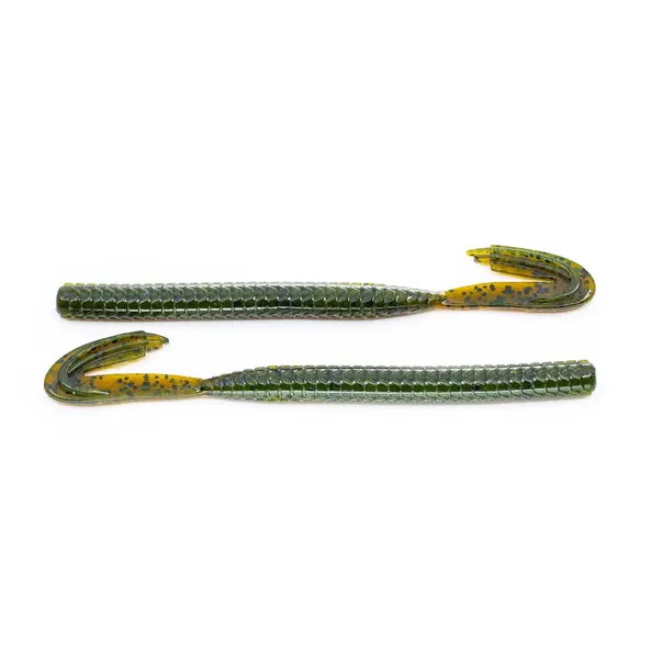 Googan Baits 7.25" Blazin Worm XL Green Pumpkin