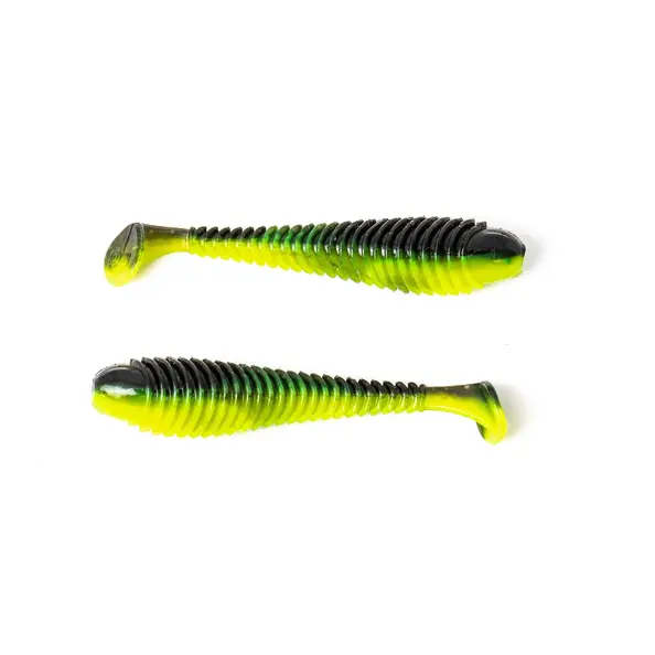 Googan Baits 2" Snacky Swimmer 12pk - Toxic Waste