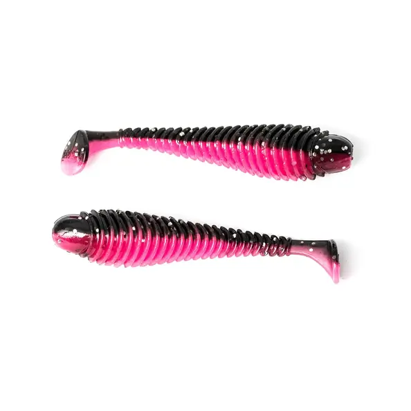 Googan Baits 2.5" Snacky Swimmer 10pk - Black Jack