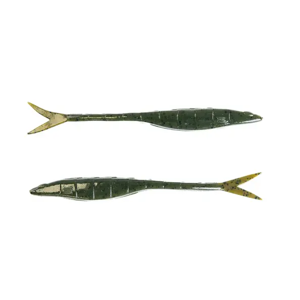 Googan Baits 5" Dart 10pk - Green Pumpkin