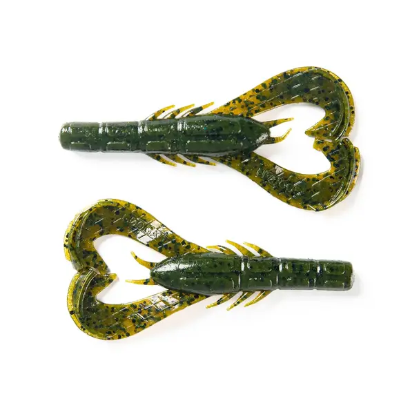 Googan Baits 3" Krackin' Craw 10pk - Green Pumpkin