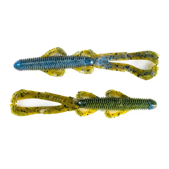 Googan Baits 6'' Trench Hawg 7pk - Blue Baby