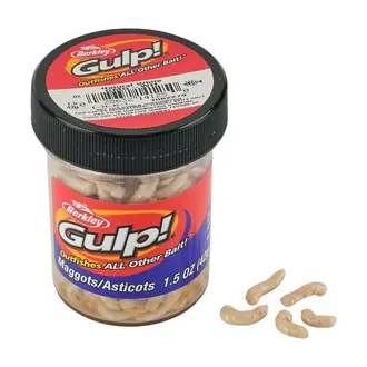 Gulp Maggot 1.5oz Jar  - White