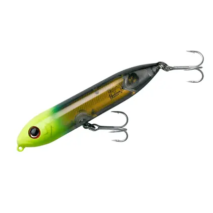 Heddon Super Spook Jr. - Black Gold Chartreuse...