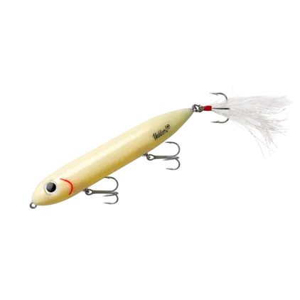 Heddon Feathered Super Spook - Bone