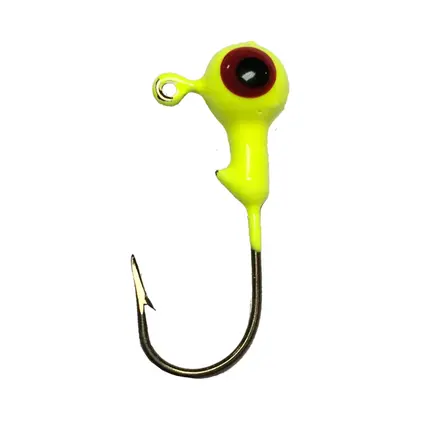 Head Hunter Pony Head 1/8 oz 10ct - Chartreuse