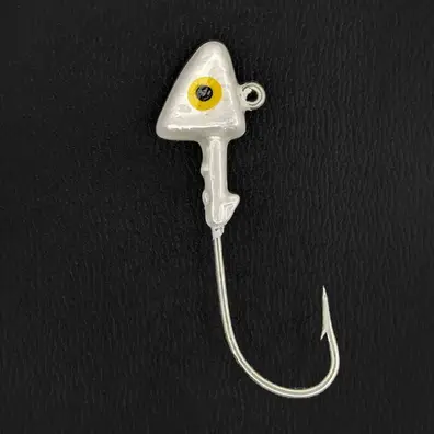 Head Hunter 1oz Shad Head 3pk - Pearl