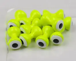 Hareline Small Double Pupil Brass Eyes #8...
