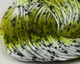 Hareline Fly Enhancer Legs #383 Yellow/White...