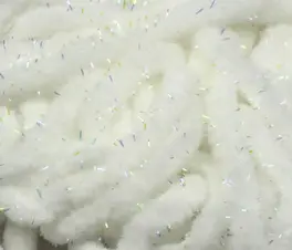 Hareline UV Galaxy Mop Chenille #141 Fl White