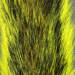 Hareline Gray Squirrel Tail Dyed Yellow #383
