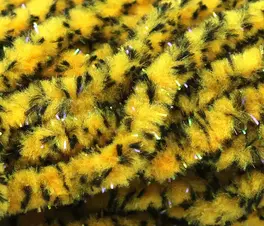 Hareline UV Mottled Galaxy Mop Chenille #56 Cheese