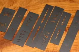 Hareline Kiley's Bait Fish Stencil Kit