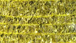 Hareline Solid Tinsel Chenille Gold #153