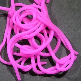 Hareline Squirmy Worms Hot Pink #150