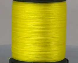Hareline Uni 6/0 Waxed Thread Yellow #383