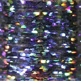 Hareline Medium Veevus Holographic Tinsel #4...