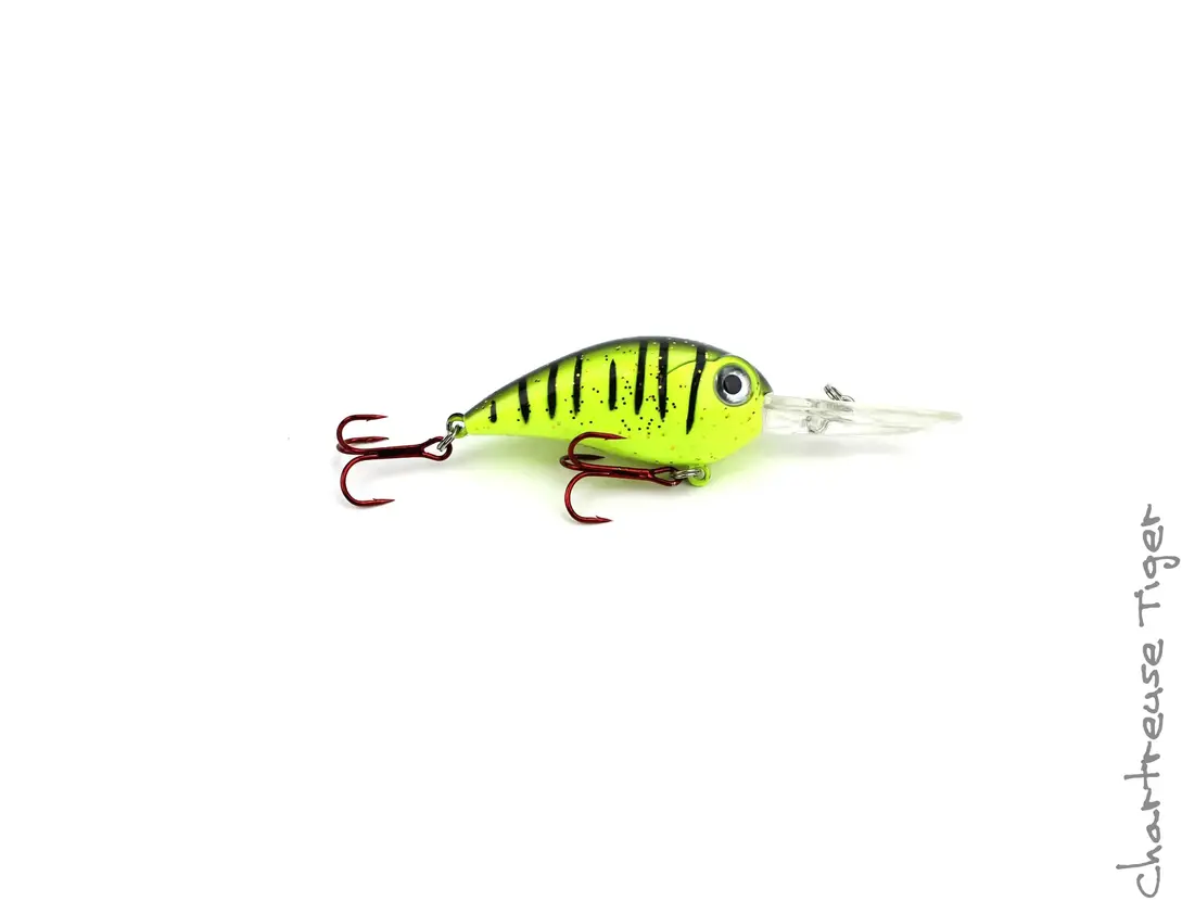 Jenko Crappie Crank - Chartreuse Tiger
