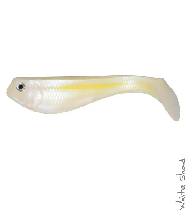 Jenko Booty Shaker 5" Swimbait - White Shad