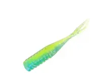 Jenko 2.5" Mermaid Jig 15pk - Blue Ice Chartreuse