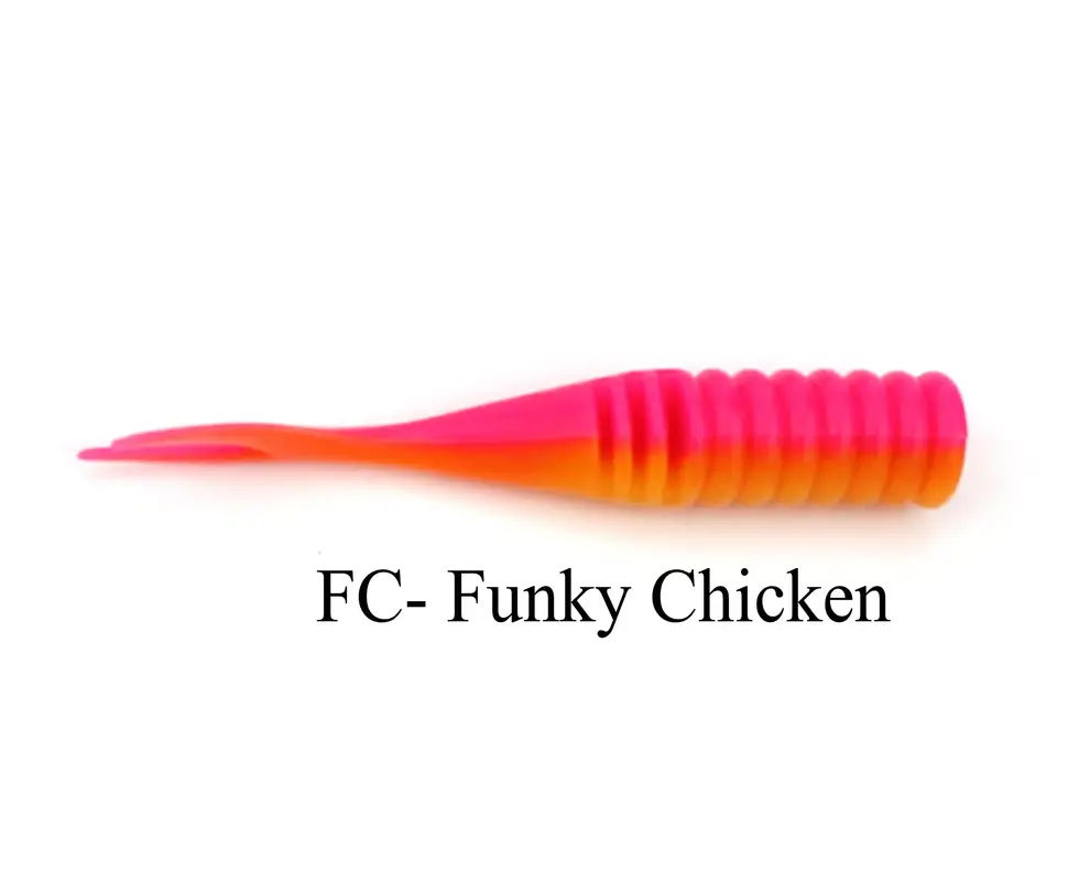 Jenko 2.5" Mermaid Jig 15pk - Funky Chicken